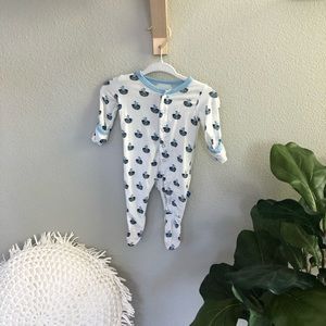 Kickee pants baby bird in nest onesie